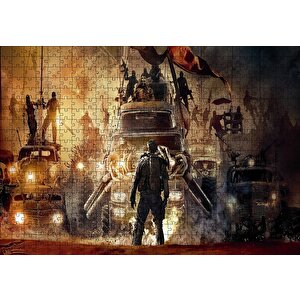 Mad Max Fury Road Kompozisyon Puzzle Yapboz Mdf Ahşap 500 Parça