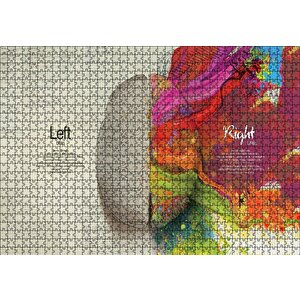 Beynin Hangi Lobu Ne İş Yapar Puzzle Yapboz Mdf Ahşap 1000 Parça