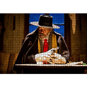 Cakapuzzle  Nefret Sekizlisi Samuel L Jackson Puzzle Yapboz Mdf Ahşap