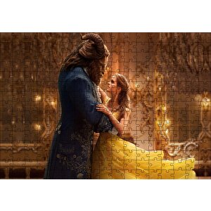 Güzel Ve Çirkin Dans Sahnesi Puzzle Yapboz Mdf Ahşap 255 Parça