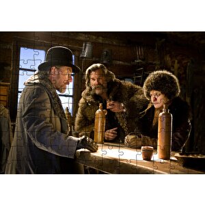 Nefret Sekizlisi Kurt Russell Tim Roth Jennifer J Leigh Puzzle Yapboz Mdf Ahşap 120 Parça