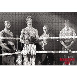 Rocky 3 Sylvester Stallone Ring Sb Puzzle Yapboz Mdf Ahşap 500 Parça
