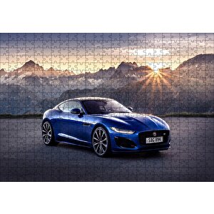 Jaguar F Type R Coupe Puzzle Yapboz Mdf Ahşap 500 Parça