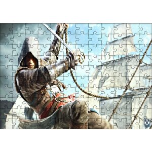 Assassins Creed Suiakstçi Yelken Halatlarında Puzzle Yapboz Mdf Ahşap 120 Parça