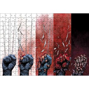 Wolverine Ölümü Çizgi Roman Kapağı Görseli Puzzle Yapboz Mdf Ahşap 255 Parça