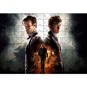 Doctor Who Kompozisyon Puzzle Yapboz Mdf Ahşap 120 Parça