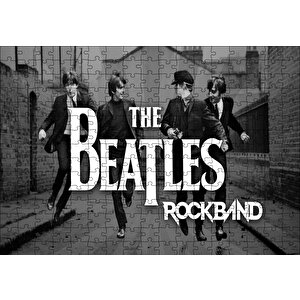The Beatles Rock Grubu Puzzle Yapboz Mdf Ahşap 255 Parça