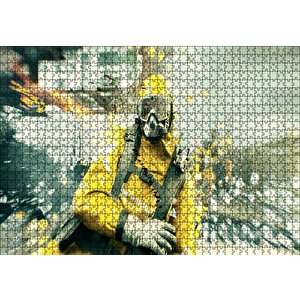 Quantum Break Maskeli Adam Puzzle Yapboz Mdf Ahşap 1000 Parça