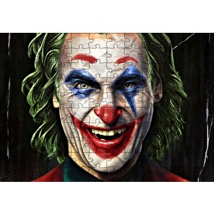 Joker Yakın Plan Yüz Çizim Puzzle Yapboz Mdf Ahşap 120 Parça