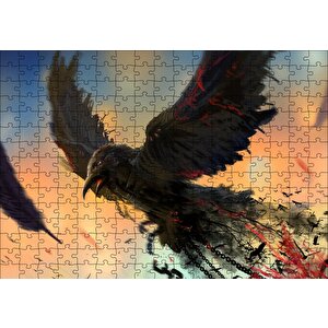 Zincirlerinden Kurtulan Karga Puzzle Yapboz Mdf Ahşap 255 Parça
