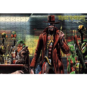 Iron Maiden Barda Enteresan Mahlukat Puzzle Yapboz Mdf Ahşap 255 Parça