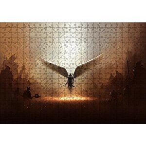 Ikarus Kanatlı Şövalye Ve Ordular Puzzle Yapboz Mdf Ahşap 500 Parça