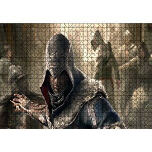 Assassins Creed Sauikastçi Ve Flu Arka Plan Puzzle Yapboz Mdf Ahşap 1000 Parça