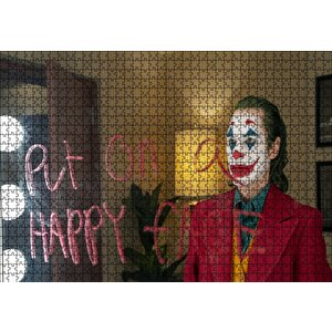 Joker Mutlu Bi Yüz Takın Puzzle Yapboz Mdf Ahşap 1000 Parça