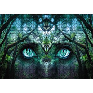 Orman Gözü Fantastik Puzzle Yapboz Mdf Ahşap 500 Parça