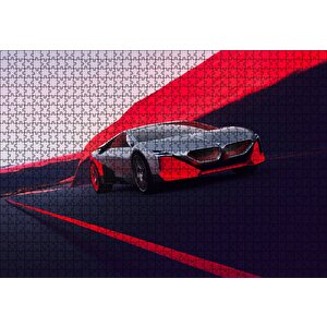 Bmw Vision M Next Hybrid Car Puzzle Yapboz Mdf Ahşap 1000 Parça