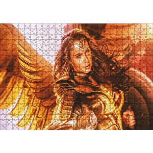 Wonder Woman Puzzle Yapboz Mdf Ahşap 500 Parça