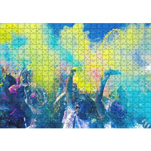 Müzik Hayatın Rengidir Puzzle Yapboz Mdf Ahşap 500 Parça