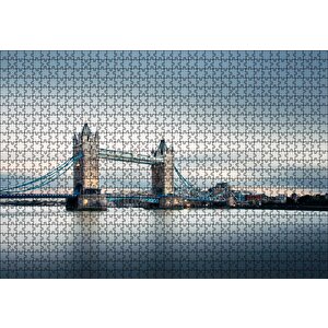 Londra Tower Bridge Puzzle Yapboz Mdf Ahşap 1000 Parça