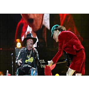 Acdc Angus Ve Malcolm Yaşlı Kurtlar Puzzle Yapboz Mdf Ahşap 120 Parça