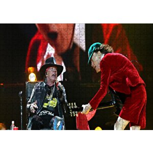 Acdc Angus Ve Malcolm Yaşlı Kurtlar Puzzle Yapboz Mdf Ahşap 500 Parça