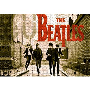 The Beatles Afiş Puzzle Yapboz Mdf Ahşap 500 Parça