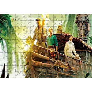 Jumanji Vahşi Orman Güvertede Maceracılar Puzzle Yapboz Mdf Ahşap 120 Parça