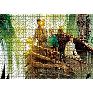 Jumanji Vahşi Orman Güvertede Maceracılar Puzzle Yapboz Mdf Ahşap 1000 Parça