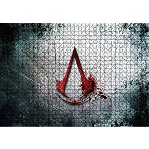 Assassins Creed Logo Puzzle Yapboz Mdf Ahşap 1000 Parça
