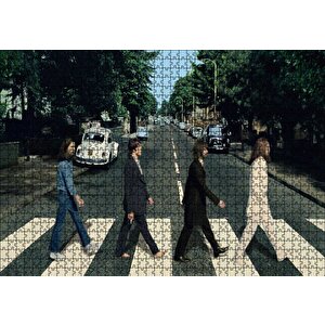 Beatles Yaya Geçidinde Puzzle Yapboz Mdf Ahşap 1000 Parça