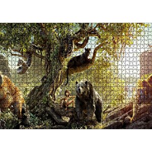 Orman Kitabı, Disney Filmi 2016 Görsel Puzzle Yapboz Mdf Ahşap 1000 Parça