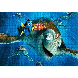 Finding Dory Kaplumbağalar Puzzle Yapboz Mdf Ahşap 500 Parça