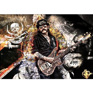 Motörhead Lemmy Kilmister Puzzle Yapboz Mdf Ahşap 120 Parça