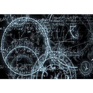 Geometrik Şekiller Ve Formüller Puzzle Yapboz Mdf Ahşap 1000 Parça