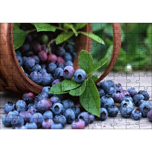 Kovada Yaban Mersini Puzzle Yapboz Mdf Ahşap 120 Parça