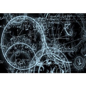 Geometrik Şekiller Ve Formüller Puzzle Yapboz Mdf Ahşap 255 Parça