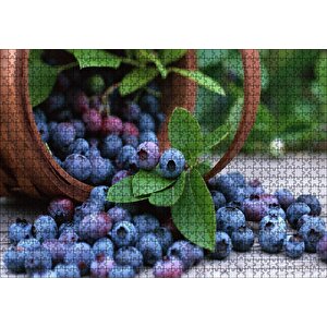 Kovada Yaban Mersini Puzzle Yapboz Mdf Ahşap 1000 Parça