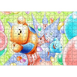 Ayı Bubu Ve Balonlar Puzzle Yapboz Mdf Ahşap 255 Parça