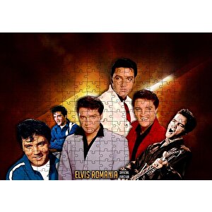 Elvis Presley Kompozisyon Puzzle Yapboz Mdf Ahşap 255 Parça