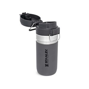The Quick Flip  0.47 Lt Paslanmaz Charcoal Çelik Soğuk Su Termosu