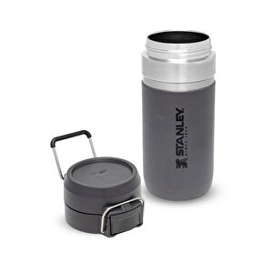 Stanley The Quick Flip  0.47 Lt Paslanmaz Charcoal Çelik Soğuk Su Termosu