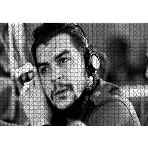 Che Guevara Kulaklıklı Puzzle Yapboz Mdf Ahşap 1000 Parça