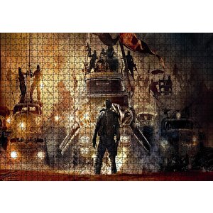 Mad Max Fury Road Kompozisyon Puzzle Yapboz Mdf Ahşap 1000 Parça