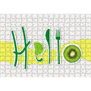 Hello Foods Puzzle Yapboz Mdf Ahşap 255 Parça