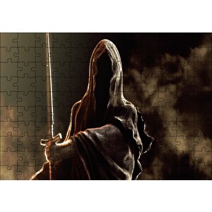 Yüzüklerin Efendisi Nazgul Yakın Plan Puzzle Yapboz Mdf Ahşap 120 Parça