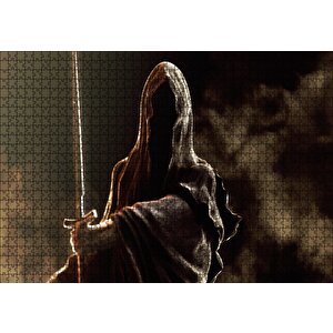 Yüzüklerin Efendisi Nazgul Yakın Plan Puzzle Yapboz Mdf Ahşap 1000 Parça