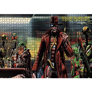 Iron Maiden Barda Enteresan Mahlukat Puzzle Yapboz Mdf Ahşap 1000 Parça