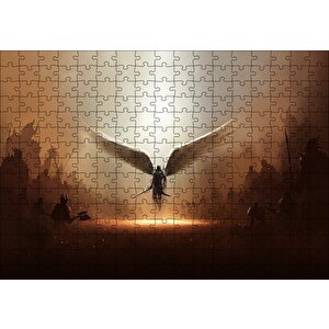 Ikarus Kanatlı Şövalye Ve Ordular Puzzle Yapboz Mdf Ahşap 255 Parça