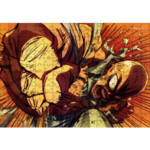 Cakapuzzle  Anime Yumruk Atan Adam Puzzle Yapboz Mdf Ahşap