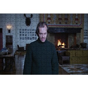 The Shining Jack Nicholson Artwork Puzzle Yapboz Mdf Ahşap 255 Parça